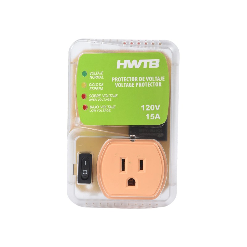 HWTB-V001-US 110V 15A ตัวป้องกันแรงดันไฟฟ้าแบบปรับได้สำหรับเครื่องปรับอากาศ