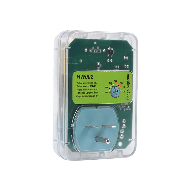 HWTB-V002+CE 220V 15A ตัวป้องกันแรงดันไฟฟ้าอัตโนมัติแบบปรับได้สำหรับเครื่องปรับอากาศ